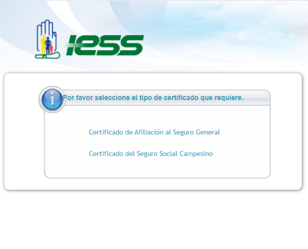 certificado afiliacion iess