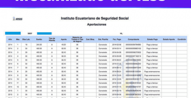 mecanizado del iess