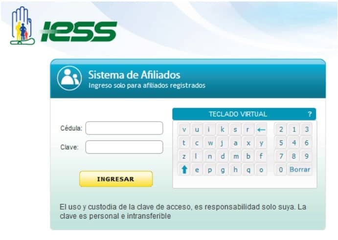 mecanizado del iess